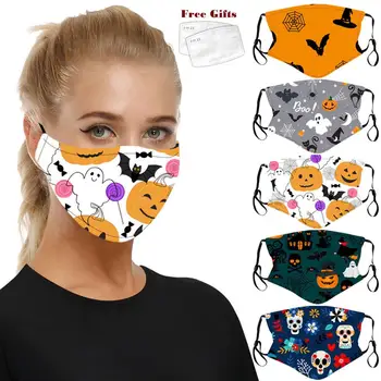Halloween Print Facemasks Unisex Adjustable Windproof Reusable Washable Party 1pc +2 Filter mascarillas de proteccion de tela
Halloween Print Facemasks Unisex Adjustable Windproof Reusable Washable Party 1pc +2 Filter mascarillas de proteccion de tela
