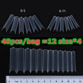 48/120pcs Dual Nail Form French False Nail Tips Extension System UV Poly GEL Acrylic DIY Nail Decoration Nail Art Mold Tips
48/120pcs Dual Nail Form French False Nail Tips Extension System UV Poly GEL Acrylic DIY Nail Decoration Nail Art Mold Tips