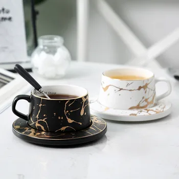 European tea set marble coffee mug mug ceramic Phnom Pen coffee cup dish set simple romantic afternoon tea red tea cup
European tea set marble coffee mug mug ceramic Phnom Pen coffee cup dish set simple romantic afternoon tea red tea cup