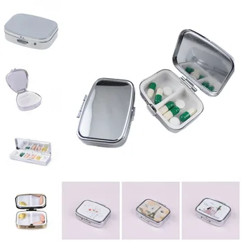 Portable Metal Rectangle Pill Box Drug Holder Medicine Tablet Capsule Box Container Storage Travel
Portable Metal Rectangle Pill Box Drug Holder Medicine Tablet Capsule Box Container Storage Travel