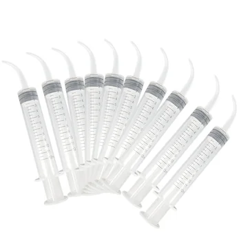 10pcs Disposable Elbow Syringe Irrigation Syringe Curved Tip Impression Syringes 12ml Conveyor
10pcs Disposable Elbow Syringe Irrigation Syringe Curved Tip Impression Syringes 12ml Conveyor