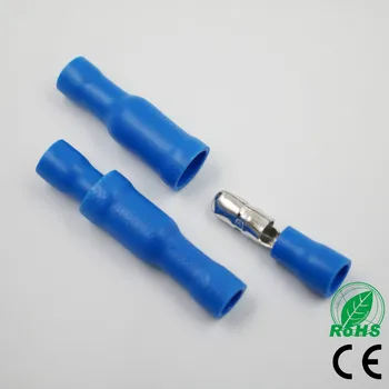 Hot 50pcs Blue Male Female Bullet Insulated Connector Crimp Terminals Wiring Cable Plug FRD2-156 MPD2-156
Hot 50pcs Blue Male Female Bullet Insulated Connector Crimp Terminals Wiring Cable Plug FRD2-156 MPD2-156
