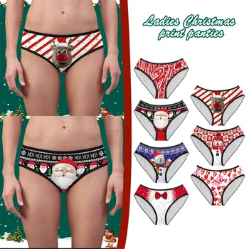 Christmas Printed Cotton Panties Female Underpants Sexy Panties For Women Briefs Underwear Plus Size Pantys Lingerie #3 
Christmas Printed Cotton Panties Female Underpants Sexy Panties For Women Briefs Underwear Plus Size Pantys Lingerie #3