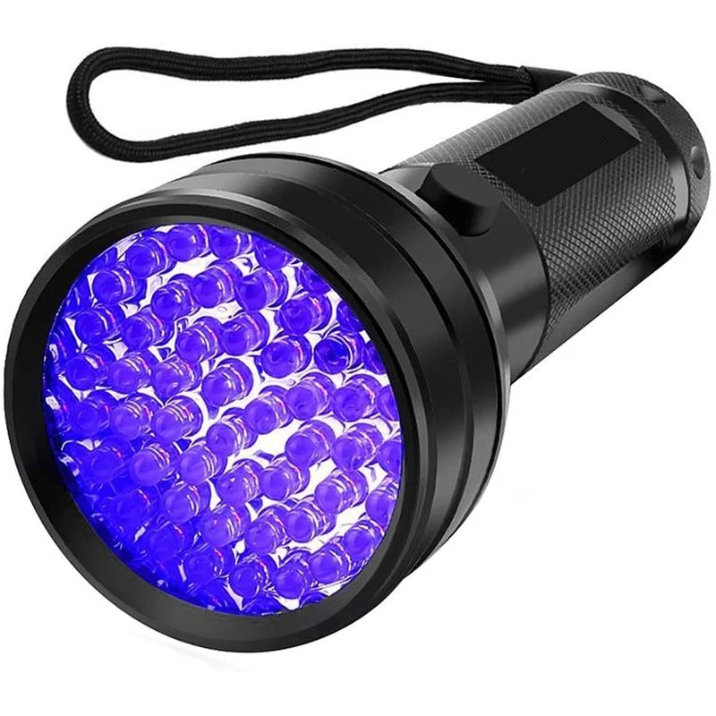 51 LED Ultraviolet Black Light Pet Urine Lamp Detector, Suitable for Detecting Dog/Cat Urine, Dry Stains, Bed Bugs
51 LED Ultraviolet Black Light Pet Urine Lamp Detector, Suitable for Detecting Dog/Cat Urine, Dry Stains, Bed Bugs