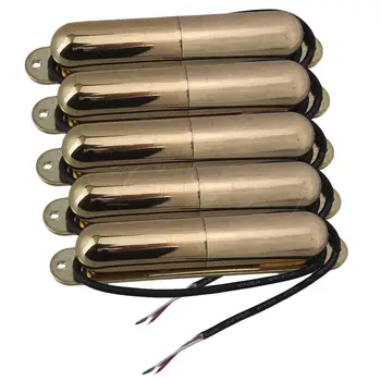 Yibuy 5 PCS Gold Electric Guitar Lipstick Tube Pickup with Spring & Mounting Screw
Yibuy 5 PCS Gold Electric Guitar Lipstick Tube Pickup with Spring & Mounting Screw
