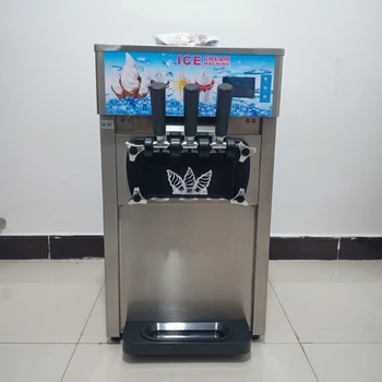 Pink color Desktop mini soft ice cream making vending machine 3 Flavors Ice Cream Maker for home food truck to use 
Pink color Desktop mini soft ice cream making vending machine 3 Flavors Ice Cream Maker for home food truck to use