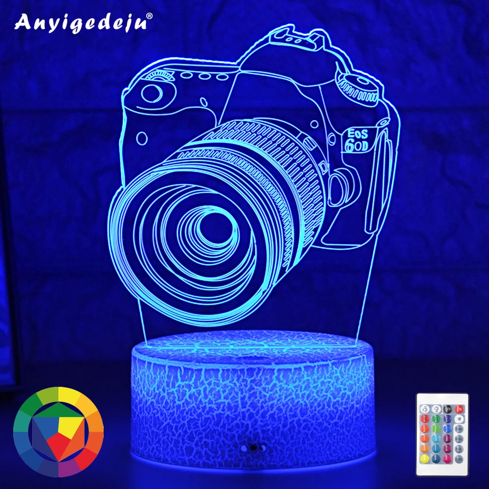 2020 Newest Kid Light Night 3D LED Night Light Creative Table Bedside Lamp Romantic Camera light Kids Gril Home Decoration Gifts
2020 Newest Kid Light Night 3D LED Night Light Creative Table Bedside Lamp Romantic Camera light Kids Gril Home Decoration Gifts