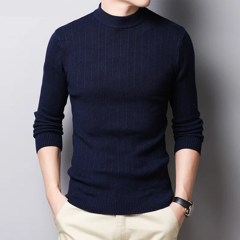 Spring Autumn sweater Men Half-high collar long sleeve sweater knitting sweaters
Spring Autumn sweater Men Half-high collar long sleeve sweater knitting sweaters