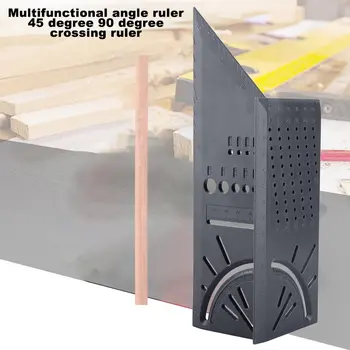 Multi-Function Square 45 Degree 90 Degree Ruler 3D Woodworking Stop Type Gauge Stop Point Ruler Angle Measurement Square Ruler
Multi-Function Square 45 Degree 90 Degree Ruler 3D Woodworking Stop Type Gauge Stop Point Ruler Angle Measurement Square Ruler