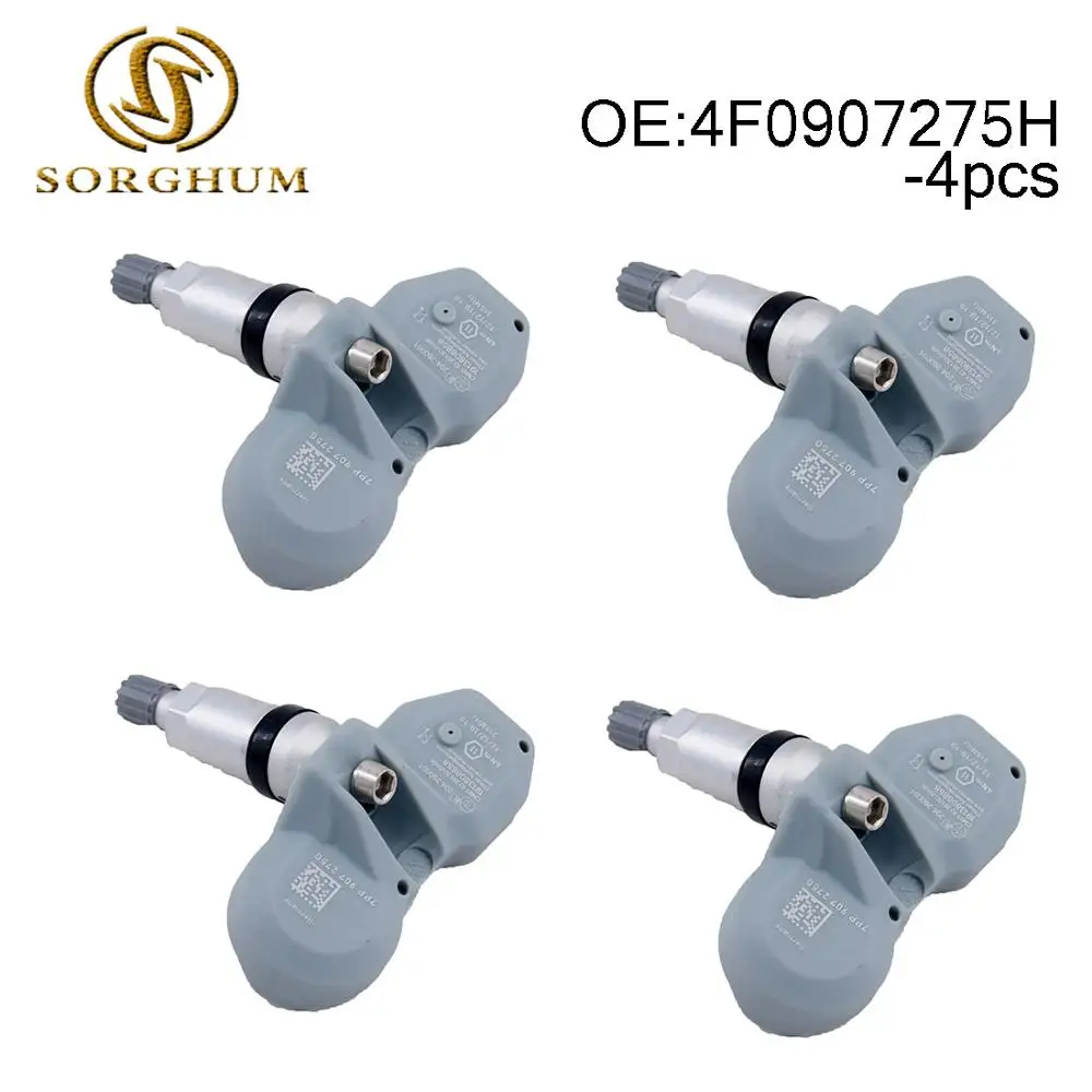 

4PCS 4F0907275H TPMS Tire Pressure Sensor 315MHz Fits For Audi For Porsche Bentley For Lamborghini Cayenne A6L A8 Q7 R8 RS7