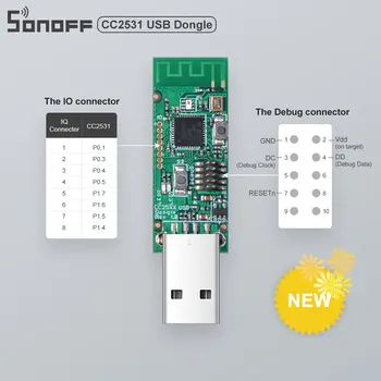 Sonoff Zigbee CC2531 USB Dongle USB Interface Dongle Module Bare Board Packet Protocol Analyzer Supports BASICZBR3 S31 Lite zb
Sonoff Zigbee CC2531 USB Dongle USB Interface Dongle Module Bare Board Packet Protocol Analyzer Supports BASICZBR3 S31 Lite zb