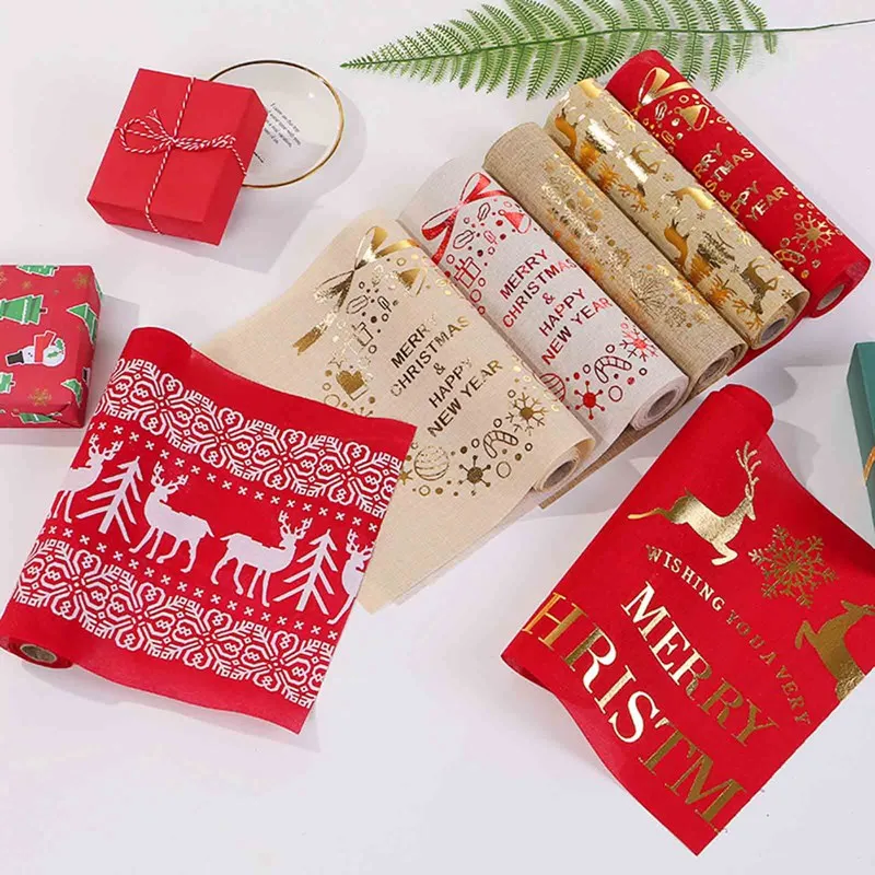 Christmas Series Table Runner Christmas Elk Snowflake Printing Bronzing Tablecloth Table Runner for Hotel Restaurant Tablecloth
Christmas Series Table Runner Christmas Elk Snowflake Printing Bronzing Tablecloth Table Runner for Hotel Restaurant Tablecloth