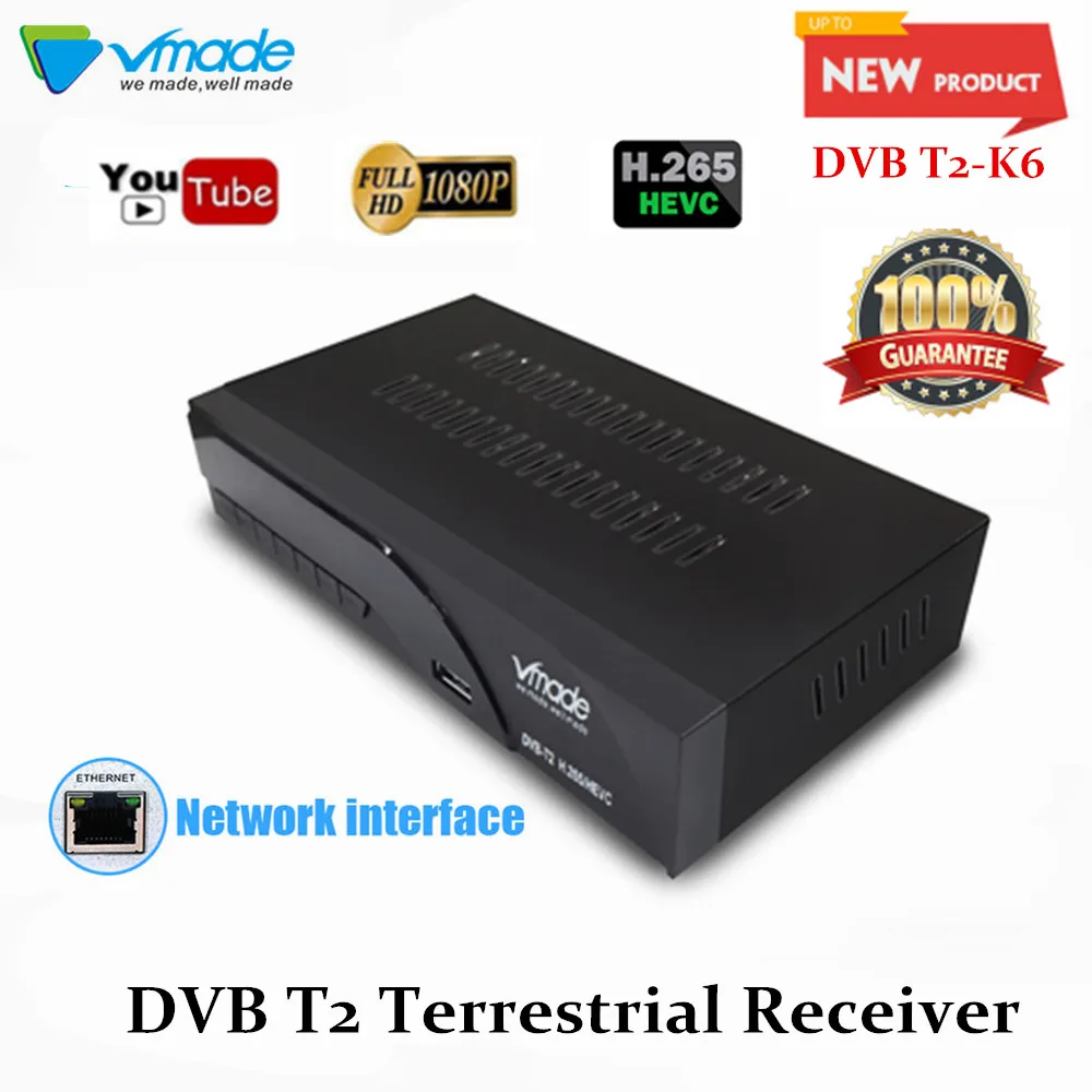 K6 AV/Scart Super TV Box H.265/HEVC Terrestrial TV Recevier DVB-T2/T Support Youtube WIFI Built-in RJ45 Network M3U Set-Top Box
K6 AV/Scart Super TV Box H.265/HEVC Terrestrial TV Recevier DVB-T2/T Support Youtube WIFI Built-in RJ45 Network M3U Set-Top Box