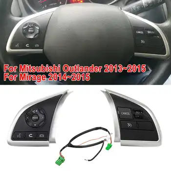 Left/Right ABS Multi-function Audio Radio Control Switch Steering Wheel For Mitsubishi Outlander 2013 2014 2015 Mirage 2014 2015