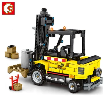 Sembo Block Forklift Truck Car Technic Bricks Factory Vehicle Model Building Blocks Heavy Cargo Transport Engineering Van Toy
Sembo Block Forklift Truck Car Technic Bricks Factory Vehicle Model Building Blocks Heavy Cargo Transport Engineering Van Toy