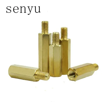 luhuichang 30Pcs M3*L 6mm Hex Head Brass Spacer Nut Copper Insert Threaded Pillar PCB Computer Motherboard Female Male Standoff
luhuichang 30Pcs M3*L 6mm Hex Head Brass Spacer Nut Copper Insert Threaded Pillar PCB Computer Motherboard Female Male Standoff