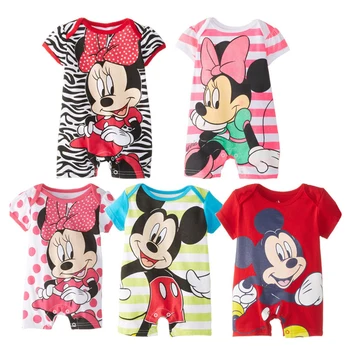 Baby Girl Rompers Cartoon Mickey Minnie Short Sleeve Infant Jumpsuits Summer Cotton Toddler Boys Romper Unisex Newborn Clothes
Baby Girl Rompers Cartoon Mickey Minnie Short Sleeve Infant Jumpsuits Summer Cotton Toddler Boys Romper Unisex Newborn Clothes