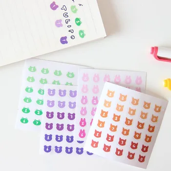 4 Pcs/set Cute Animal Bear Rabbit Frog Number Label Stickers Decorative Notebook Diary DIY Seal Stickers Scrapbooking Stationery
4 Pcs/set Cute Animal Bear Rabbit Frog Number Label Stickers Decorative Notebook Diary DIY Seal Stickers Scrapbooking Stationery