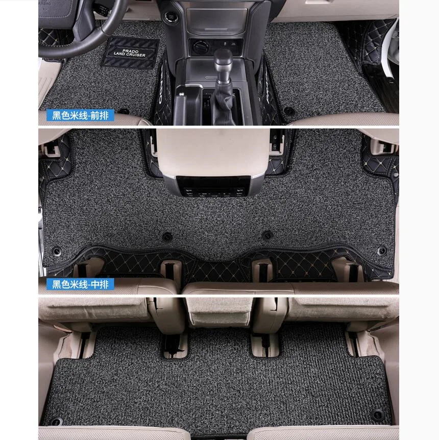 For LAND CRUISER PRADO FJ150 LC150 2010-2020 5 & 7 Seats Floor Mats Foot Carpets Step Mat Embroidery Leather Wire coil 2 Layer
For LAND CRUISER PRADO FJ150 LC150 2010-2020 5 & 7 Seats Floor Mats Foot Carpets Step Mat Embroidery Leather Wire coil 2 Layer