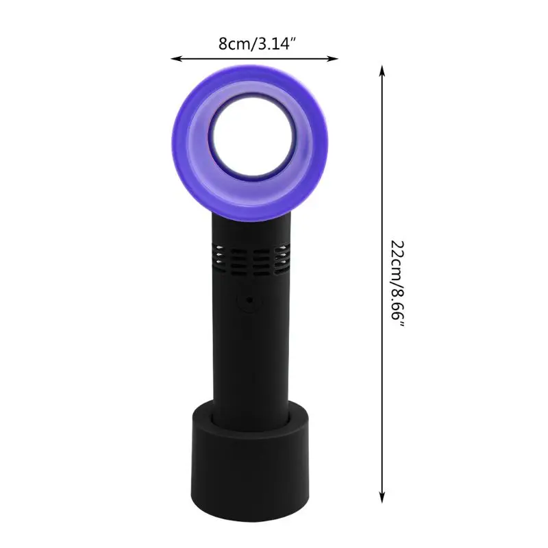 Portable Bladeless Fan Handheld Mini Cooler No Leaf Handy Fan USB Rechargeable Small Personal Cooling Tools for Outdoor Travel
Portable Bladeless Fan Handheld Mini Cooler No Leaf Handy Fan USB Rechargeable Small Personal Cooling Tools for Outdoor Travel