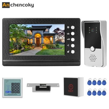 Anchencoky Video Door Phone Doorbell Intercom with Lock 1000TVL Doorbell Camera Support RFID Password Unlock Day Night Vision
Anchencoky Video Door Phone Doorbell Intercom with Lock 1000TVL Doorbell Camera Support RFID Password Unlock Day Night Vision
