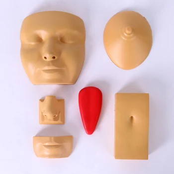 6pcs/Kits Tattoo Puncture Model Set Apprentice Piercing Practice Simulation Face Ear Mouth Puncture Set Model for beginner
6pcs/Kits Tattoo Puncture Model Set Apprentice Piercing Practice Simulation Face Ear Mouth Puncture Set Model for beginner