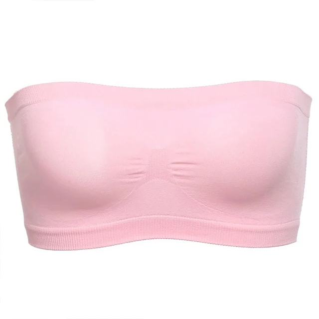 Women Seamless Invisible Bra Tube Top Underwear Lady Crop Top Sexy Lingerie Wrapped Chest Breathable Strapless Mesh Tube Top Women Seamless Invisible Bra Tube Top Underwear Lady Crop Top Sexy Lingerie Wrapped Chest Breathable Strapless Mesh Tube Top
