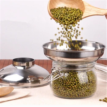1 Pc Food Grade Stainless Steel Funnel Wide Mouth Canning Hopper Kitchen Cooking Tools Accessories home use
1 Pc Food Grade Stainless Steel Funnel Wide Mouth Canning Hopper Kitchen Cooking Tools Accessories home use