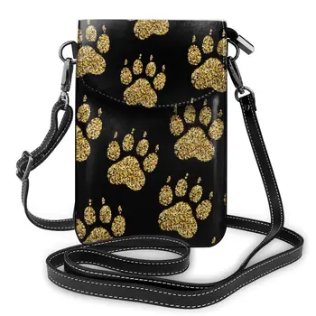 OLN Women Crossbody Bags Mini Phone Bag Golden Glitter Dog Paw Print Small Female Shoulder Bags Ladies Messenger Bag
OLN Women Crossbody Bags Mini Phone Bag Golden Glitter Dog Paw Print Small Female Shoulder Bags Ladies Messenger Bag
