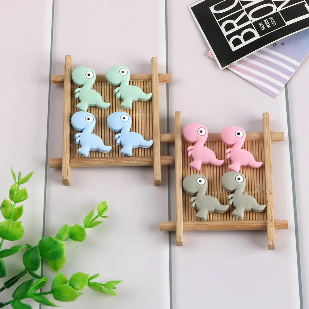 Kovict 10Pcs Dinosaur Shape Silicone Beads Baby Molar Teether Bead DIY Pacifier Chain Jewelry Accessories
Kovict 10Pcs Dinosaur Shape Silicone Beads Baby Molar Teether Bead DIY Pacifier Chain Jewelry Accessories