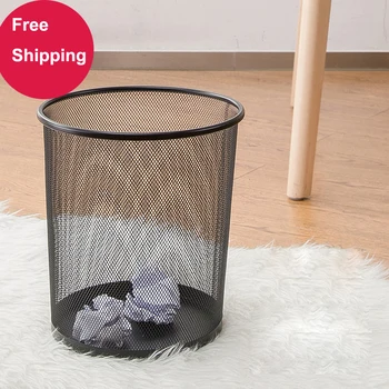 Metal TrashCan Household Large Metal Mesh Round Trash Can Nordic Iron Art Dustbin Barbed Wire Paper Basket
Metal TrashCan Household Large Metal Mesh Round Trash Can Nordic Iron Art Dustbin Barbed Wire Paper Basket