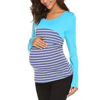 Women Clothes 2019 Women Maternity Long Sleeve Striped Nursing Tops T-shirt For Breastfeeding embarazada ropa A1
Women Clothes 2019 Women Maternity Long Sleeve Striped Nursing Tops T-shirt For Breastfeeding embarazada ropa A1