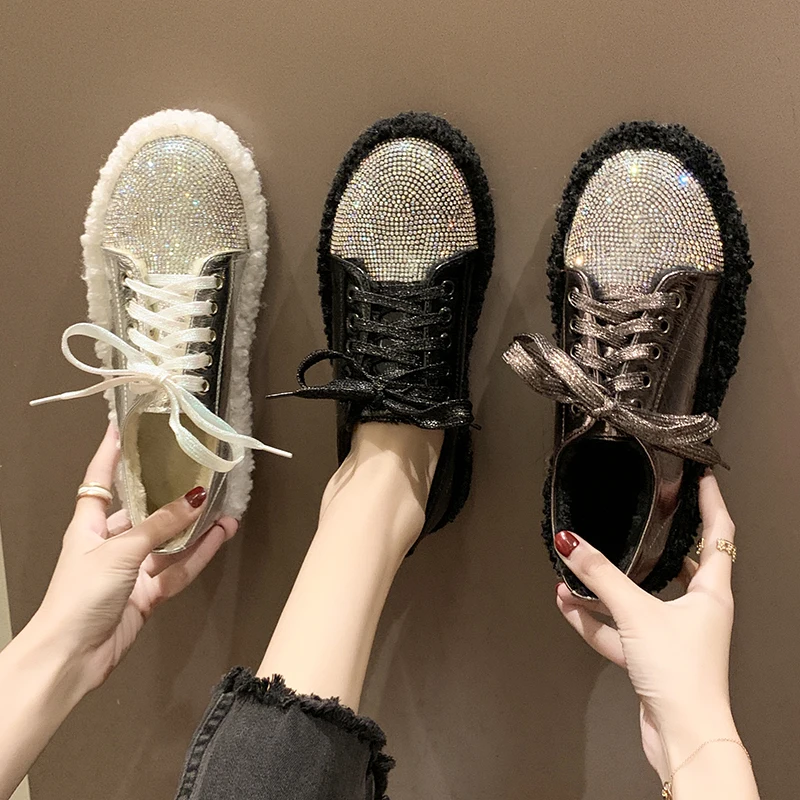 Women Women's Winter Shoes Modis Autumn Mixed Colors Round Toe Loafers Fur All-Match Female Footwear Casual Sneaker 2019 
Women Women's Winter Shoes Modis Autumn Mixed Colors Round Toe Loafers Fur All-Match Female Footwear Casual Sneaker 2019