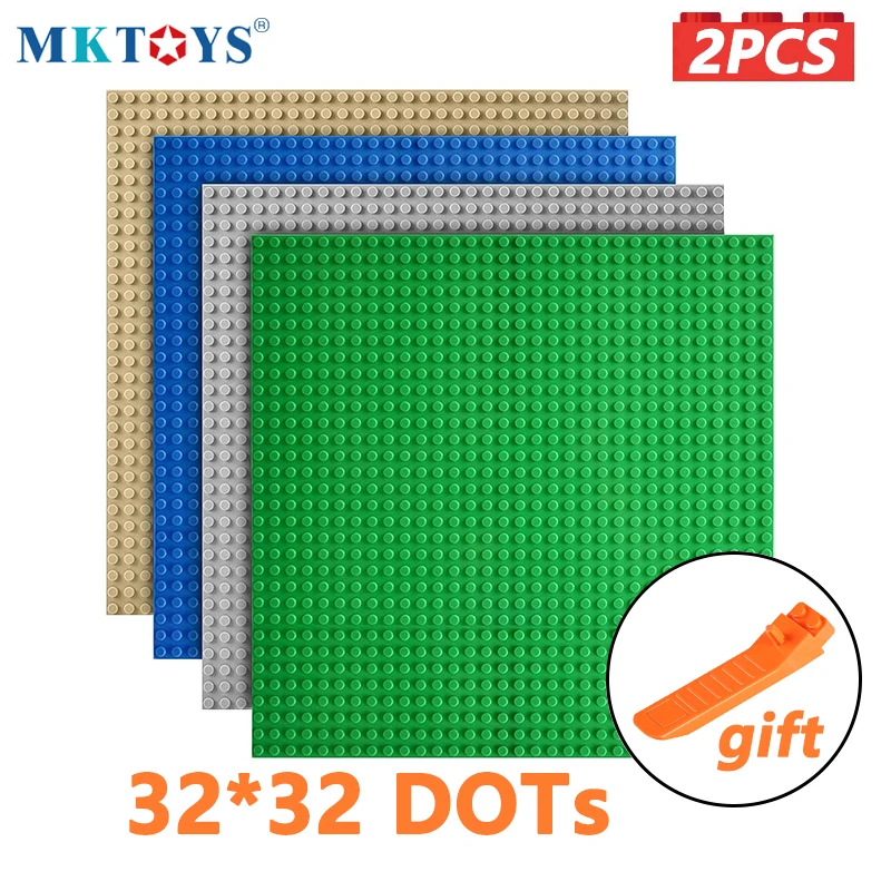 MKTOYS Building Blocks Baseplate 32*32 DOTs 2PCS Kit Bricks Plates Compatible with Classic Figures City Base Plates
MKTOYS Building Blocks Baseplate 32*32 DOTs 2PCS Kit Bricks Plates Compatible with Classic Figures City Base Plates
