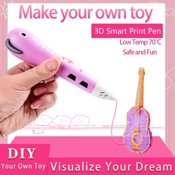 UCRT 3D Printing Pen DIY 3D Printer Pen Low Temperature PCL Filament 1.75mm 3D Print Pen 30℃-40℃,Safe For Children Birthday Gift
UCRT 3D Printing Pen DIY 3D Printer Pen Low Temperature PCL Filament 1.75mm 3D Print Pen 30℃-40℃,Safe For Children Birthday Gift