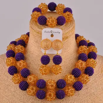 purple and champagne gold african jewelry set nigerian wedding set costume necklace party jewellry sets FZZ94
purple and champagne gold african jewelry set nigerian wedding set costume necklace party jewellry sets FZZ94