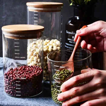 Storage Glass Sealed Tea Can Milk Powder Candy Honey Grain Miscellaneous Grains Storage Tank Kitchen Household Bottle
Storage Glass Sealed Tea Can Milk Powder Candy Honey Grain Miscellaneous Grains Storage Tank Kitchen Household Bottle