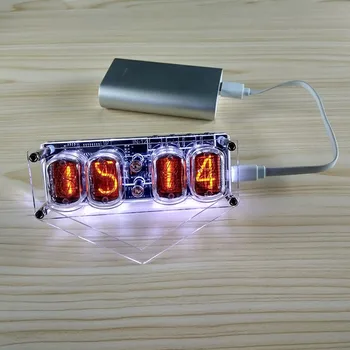 IN-12 Nixie Clock 4-Digit DS3231 Nixie Clock with Colorful LED Backlight Version (Without Tubes)
IN-12 Nixie Clock 4-Digit DS3231 Nixie Clock with Colorful LED Backlight Version (Without Tubes)