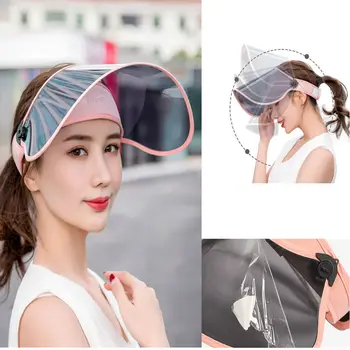 Protective Hat Anti Foam Anti Dust Protector Transparent Anti Droplets Full Face Cover Cap Empty Top Sunset Cap Multi-function
Protective Hat Anti Foam Anti Dust Protector Transparent Anti Droplets Full Face Cover Cap Empty Top Sunset Cap Multi-function