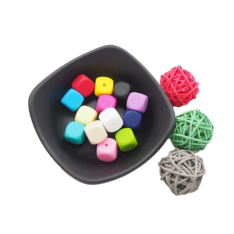 Chenkai 100PCS 13mm Silicone Letter Teether Beads Baby Chewable Dice Beads For DIY Baby Teether Nacklace or bracelet Accessories
Chenkai 100PCS 13mm Silicone Letter Teether Beads Baby Chewable Dice Beads For DIY Baby Teether Nacklace or bracelet Accessories
