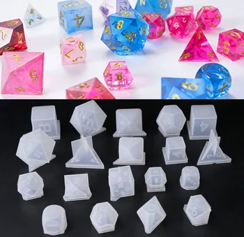 18 Style DIY Creative 3D Dice Silicone Mold For Game Throwing Epoxy Resin 3D Jewelry Making DIY Crafts
18 Style DIY Creative 3D Dice Silicone Mold For Game Throwing Epoxy Resin 3D Jewelry Making DIY Crafts