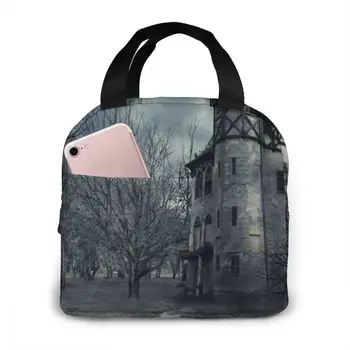 Halloween Haunted House Lunch Bag Portable Insulated Thermal Cooler Bento Lunch Box Tote Picnic Storage Bag Pouch
Halloween Haunted House Lunch Bag Portable Insulated Thermal Cooler Bento Lunch Box Tote Picnic Storage Bag Pouch