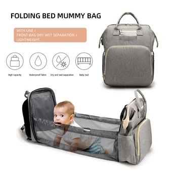 New portable folding crib mommy bag multifunctional large capacity mother and baby bag portable shoulder mommy bag bag baby
New portable folding crib mommy bag multifunctional large capacity mother and baby bag portable shoulder mommy bag bag baby