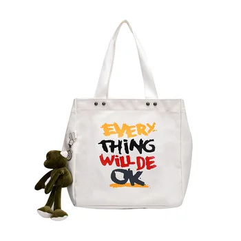 Simple style canvas lattice letter pattern fashion unisex casual handbag multifunctional shoulder bag large capacity shopper bag
Simple style canvas lattice letter pattern fashion unisex casual handbag multifunctional shoulder bag large capacity shopper bag