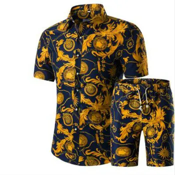 2020 Summer Fashion Floral Print Shirts Men+Shorts Set Men Short Sleeve Shirts Casual Men Clothing Sets Tracksuit Plus Size
2020 Summer Fashion Floral Print Shirts Men+Shorts Set Men Short Sleeve Shirts Casual Men Clothing Sets Tracksuit Plus Size