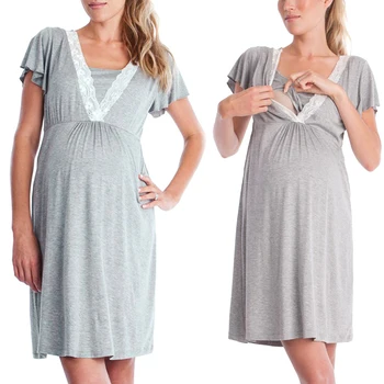 Cotton Maternity Dress Womens Solid Lace Pregnants Casual dress fashion Mother clothing Nursing Baby For Maternity Dress
Cotton Maternity Dress Womens Solid Lace Pregnants Casual dress fashion Mother clothing Nursing Baby For Maternity Dress