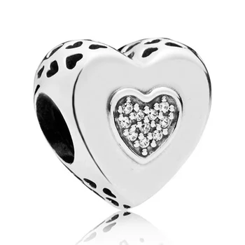 Original Openwork Radiant Love Hearts With Crystal Beads Fit 925 Sterling Silver Bead Charm Bracelet Bangle DIY Jewelry
Original Openwork Radiant Love Hearts With Crystal Beads Fit 925 Sterling Silver Bead Charm Bracelet Bangle DIY Jewelry