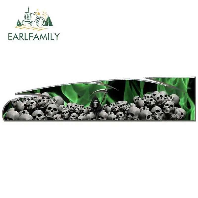 EARLFAMILY 15cm x 3.5cm for Green Grim Reaper Skulls Flame Anime Car Stickers Vinyl JDM Bumper Trunk Truck Graphics Fine Decal
EARLFAMILY 15cm x 3.5cm for Green Grim Reaper Skulls Flame Anime Car Stickers Vinyl JDM Bumper Trunk Truck Graphics Fine Decal