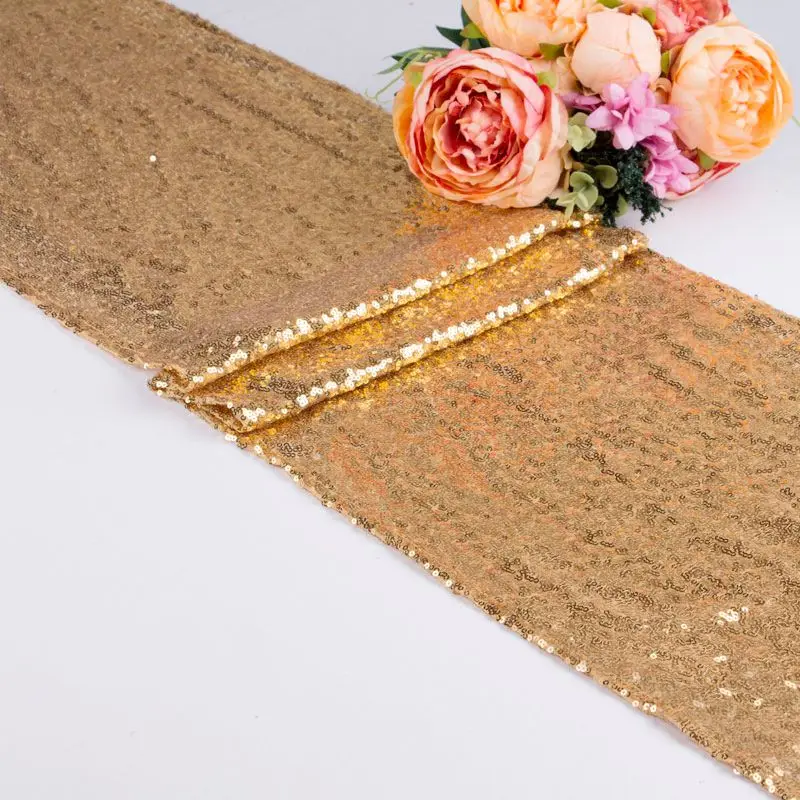 WedFavor Gold Silver Sparkly Bling Sequin Table Runner Paillette Glitter Table Runner For Wedding Banquet Party Event Decoration
WedFavor Gold Silver Sparkly Bling Sequin Table Runner Paillette Glitter Table Runner For Wedding Banquet Party Event Decoration