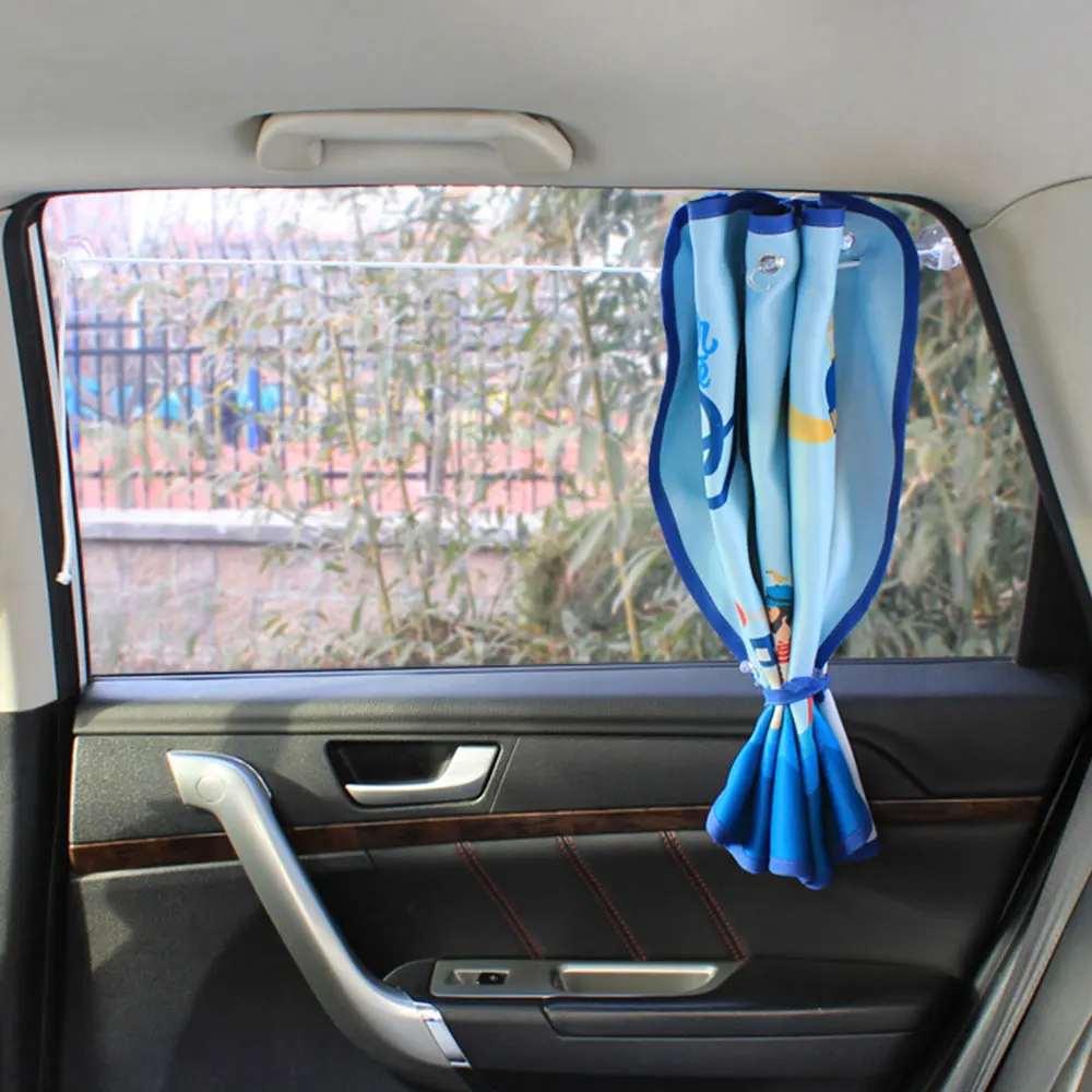 Автомобильная занавеска на боковое окно мультяшная солнцезащитный козырек с